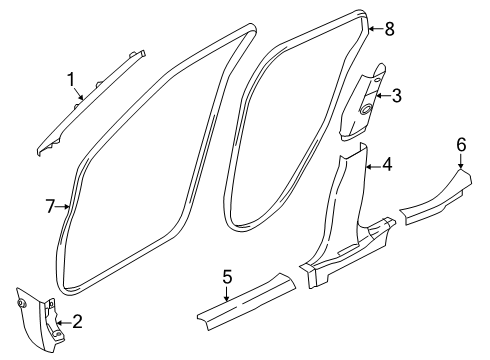 Nissan 76959-3NN0A Clip 76959-3NN0A Nissan Clip