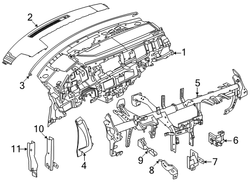 24821-7BA0A Nissan CONTROL UNIT-DISPLAY METER