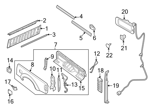 K33K1-9BUMB Nissan BRACKET ASSY-REAR FENDER,LH