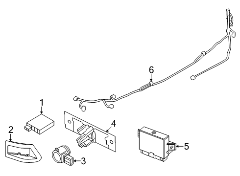 285T1-6RA2A Nissan CONTROLLER-KICK MOTION SENSOR