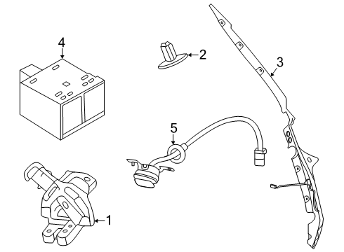 2025 Nissan Armada Lock & Hardware Diagram 2