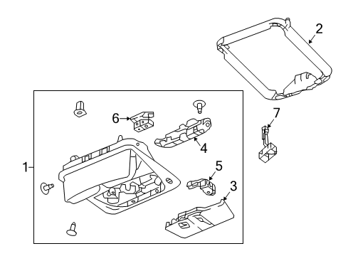 2021 Nissan Rogue Sport Led Unit Diagram for 26435-C992B