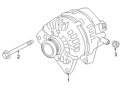 2025 Nissan Murano GENERATOR Diagram for 23100-6SX0A