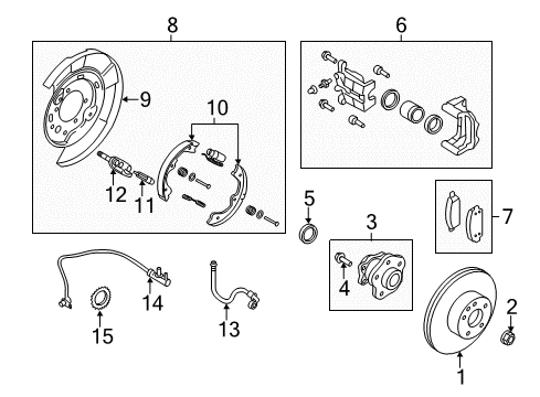 Pad Kit-Disc Brake,Rear Diagram for D4060-6HH0A