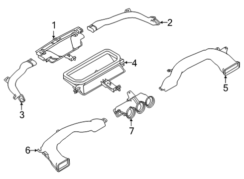 Nozzle-Defrostor Diagram for 27800-6LB0A
