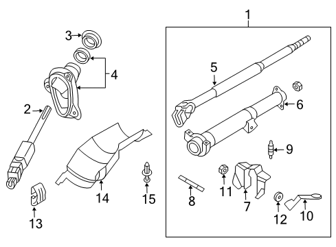 Lever, Adjust Diagram for 48970-4M410