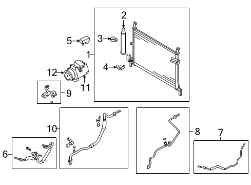 2024 Nissan GT-R Pipe Assy-Cooler,Low Diagram for 92479-6AV0A
