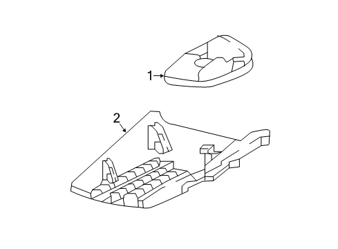 Lane Keep Camera Assembly Diagram for 284G3-6WK0B