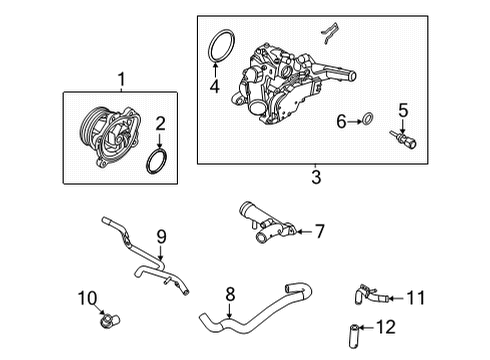 2025 Nissan Rogue O Ring Seal Diagram for 21049-6RC2A