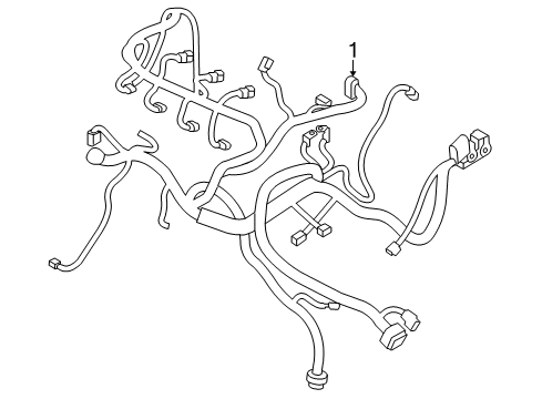 2021 Nissan NV Harness Assembly-EGI Diagram for 24011-9SM0A