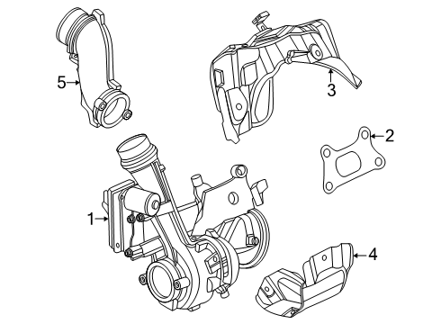2025 Nissan Armada Turbocharger & Components Diagram 2