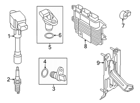 2024 Nissan Sentra PLUG-SPARK Diagram for 22401-6LD1C