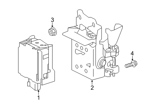 Side Obstacle Warning Sensor Assembly Diagram for 284K0-5R10A