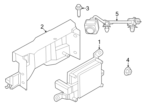 Distance Sensor Assembly Diagram for 28438-9BU1E