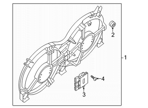 2024 Nissan Pathfinder Special Bolt Diagram for 21694-3JA0A