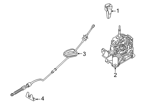 Device Assembly - Transmission Control Diagram for 34901-6LE0A