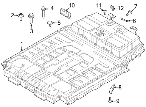 2023 Nissan ARIYA BATTERY ASSY - MAIN Diagram for 295B0-5MR7A