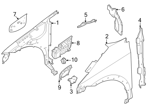 2023 Nissan ARIYA LOCK-CARGE PORT LID Diagram for 78826-00Q0B