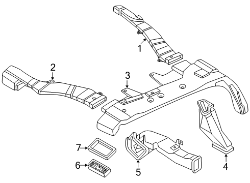 2025 Nissan Armada Ducts Diagram 2