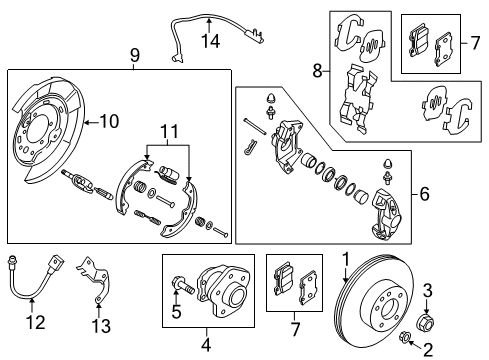 Pad Kit-Disc Brake,Front Diagram for D1060-6HH0C