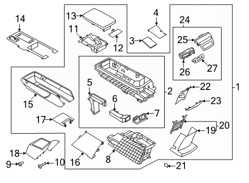 2025 Nissan ARIYA Bolt Diagram for 01121-A6031