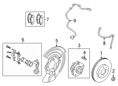 Bolt Diagram for 01125-A2301