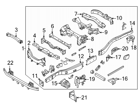 2025 Nissan Armada Frame & Components Diagram 2