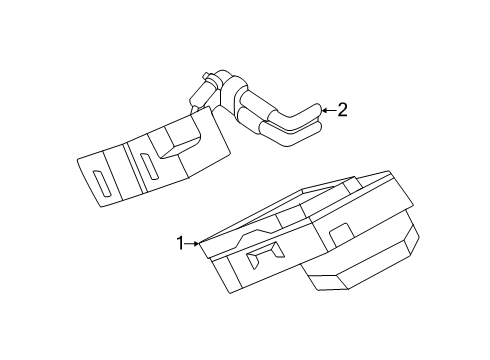 2025 Nissan Murano BLOCK ASSY-JUNCTION Diagram for 24350-7BA0A
