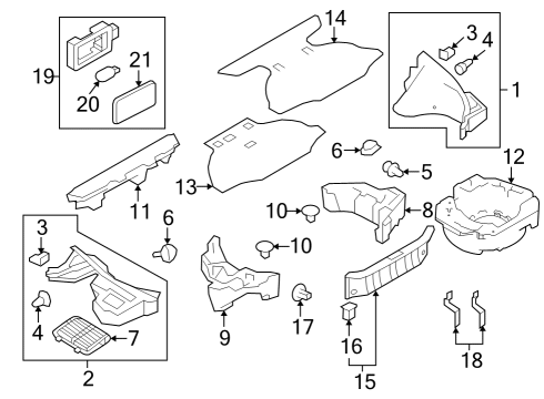 2025 Nissan Z Clip Diagram for 80999-1UX0A
