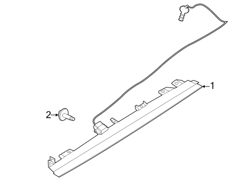 2024 Nissan ARIYA Screw Diagram for 01454-A5021
