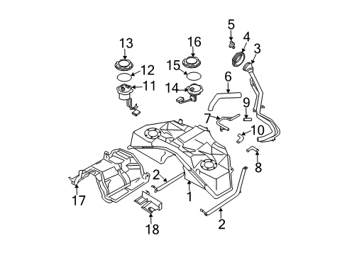 PUMP COMPL-FUEL Diagram for A7040-CD01A