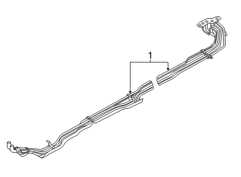 2020 Nissan Armada Pipe-Cooler Diagram for 92460-6JR1B