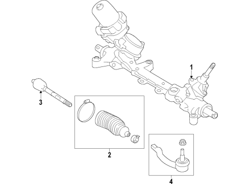 2025 Nissan Altima Gear & Linkage Diagram for 49001-6CA6B
