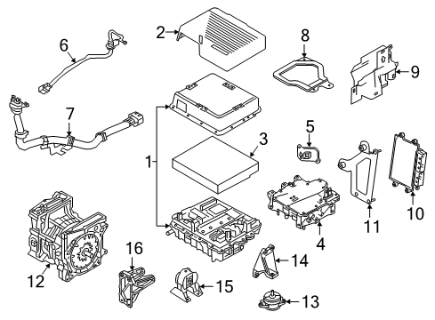 2024 Nissan Leaf Insulator Diagram for 291E4-5SK0A