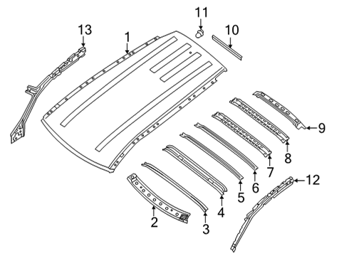 2025 Nissan Pathfinder Bow-Roof,4TH Diagram for G3272-6TAMA