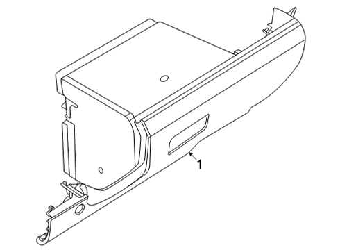 2024 Nissan Frontier PANEL-INSTRUMENT, LOWER Diagram for 68102-9BU3A