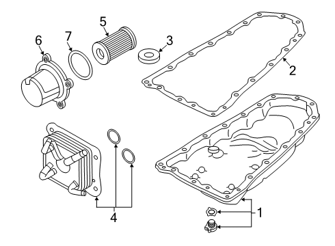 2022 Nissan Altima VALVE ASSY - CONTROL Diagram for 31705-29X8C