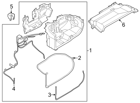 2025 Nissan ARIYA Grommet Diagram for 27289-5MR0A
