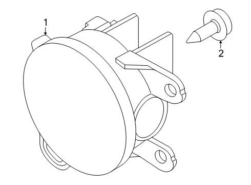 2025 Nissan Armada Fog Lamps Diagram 2