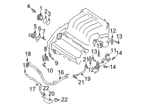 MASS AIR FLOW Diagram for B2680-AM600
