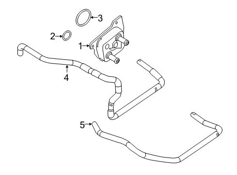2020 Nissan Rogue Hose Water Diagram for 21306-4BA1A