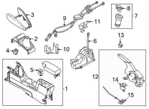 2025 Nissan Versa Device Assembly - Transmission Control Diagram for 34413-00Q1F