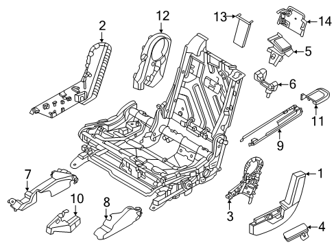 2025 Nissan Armada Second Row Seats Diagram 3