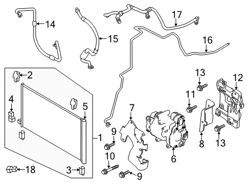 COMPRESSOR ASSY-COOLER Diagram for 92600-4BC0B