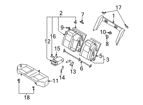 88612-8J100 Genuine Nissan Part