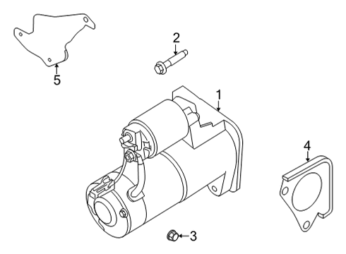 2021 Nissan Frontier Cover-Plate Diagram for 30417-9BT0A