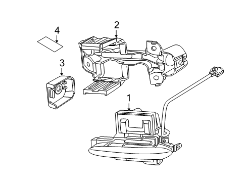 2023 Nissan GT-R LAMP ASSY-DAYTIME RUNNING,LH Diagram for 26605-6HW2A