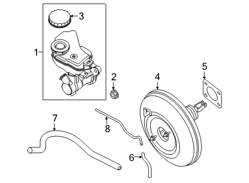 2021 Nissan Maxima Cap Oil RESVOIR Diagram for 46020-EA20C