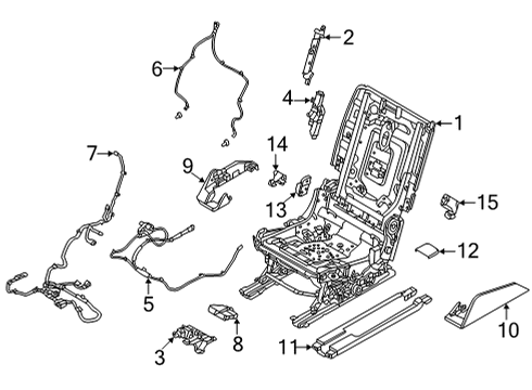 2024 Nissan Pathfinder Control Box Diagram for 873D6-6TF0A