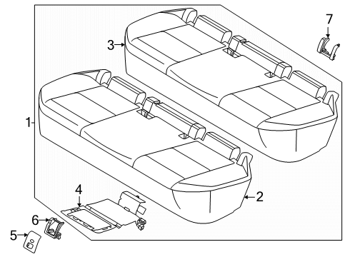 2025 Nissan Murano COVER_ISOFIX Diagram for 883E2-7BF0A
